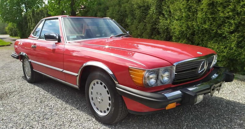 Mercedes-Benz SL cena 139000 przebieg: 111000, rok produkcji 1987 z Ogrodzieniec małe 781